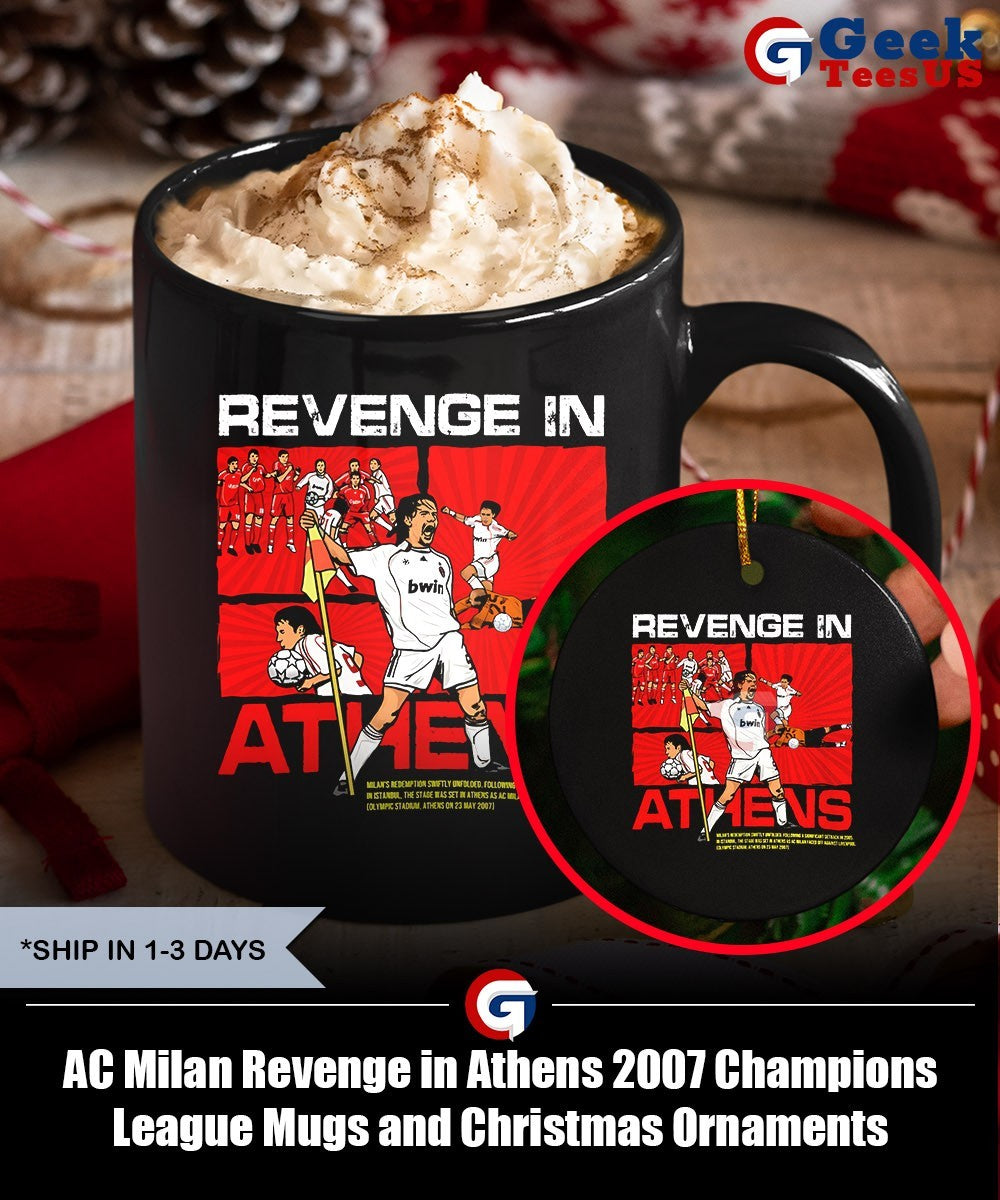 AC Milan Revenge in Athens 2007 Champions League shirt