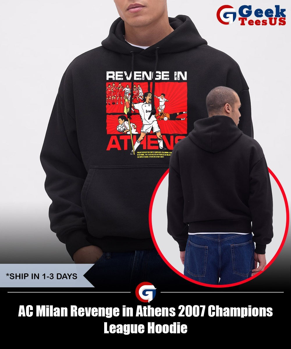 AC Milan Revenge in Athens 2007 Champions League shirt