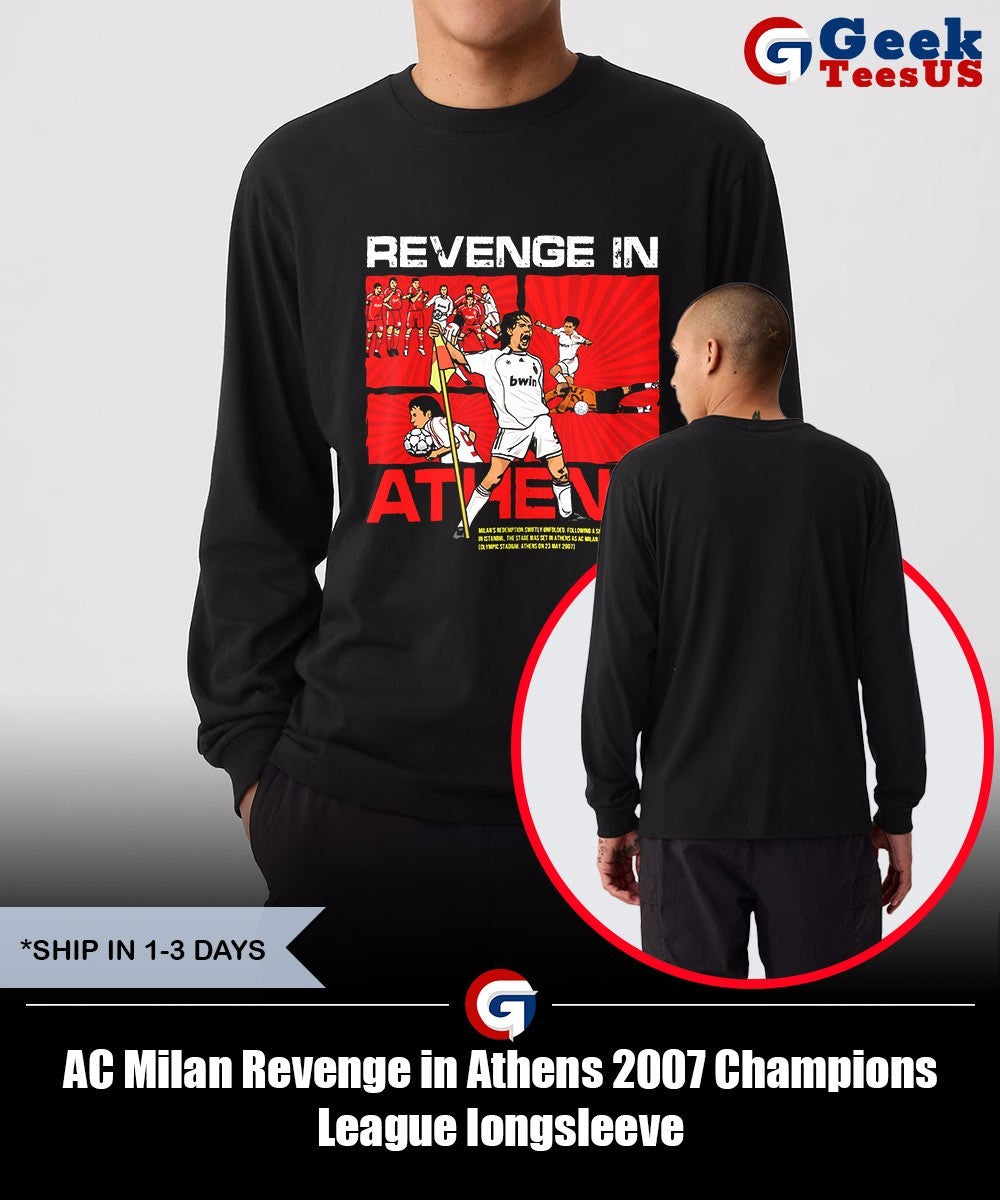 AC Milan Revenge in Athens 2007 Champions League shirt
