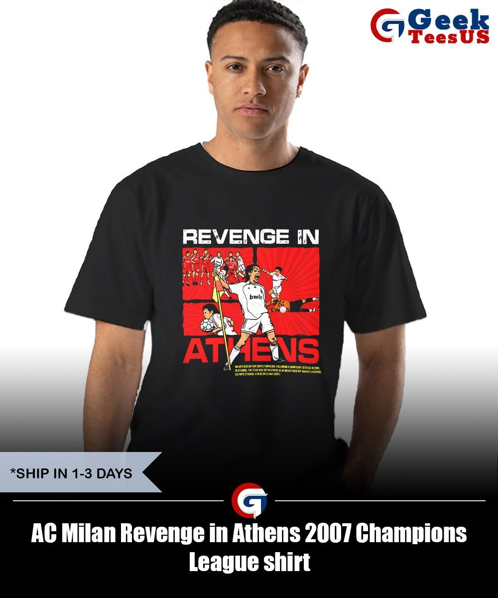 AC Milan Revenge in Athens 2007 Champions League shirt