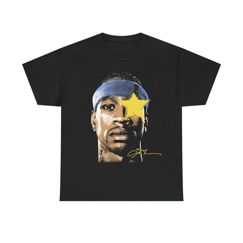AI V2 Inspired Vintage Graphic Tee Heavy Cotton Basketball Streetwear 90s Throwback Y2K Aesthetic Hiphop Classic Casual...