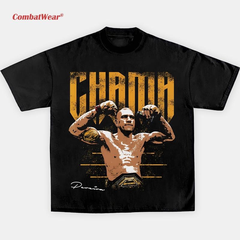 ALEX PEREIRA CHAMA TEE, UFC Poatan Graphic Tee, UFC 320 Shirt, MMA Champion T-shirt, Vintage Boxing Tee, Streetwear...