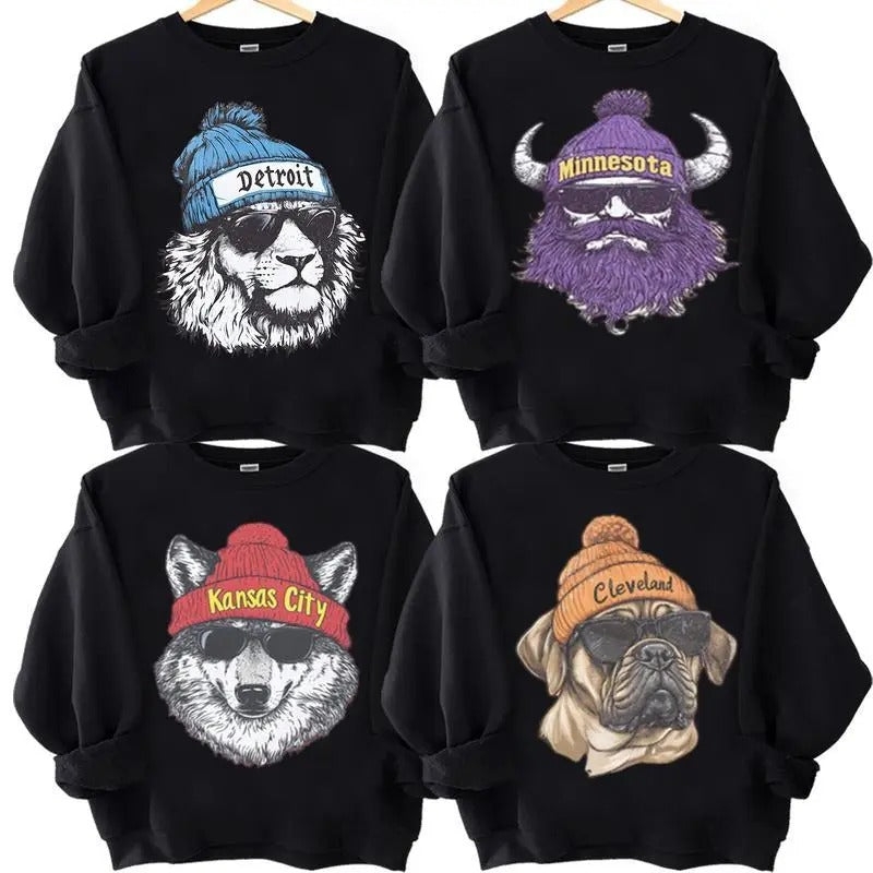 ALL Football Team Crewneck, Football Fan Sweatshirt, They Not Like Us, Vintage Fan Gift for Game Day, Game Day Pullover,...