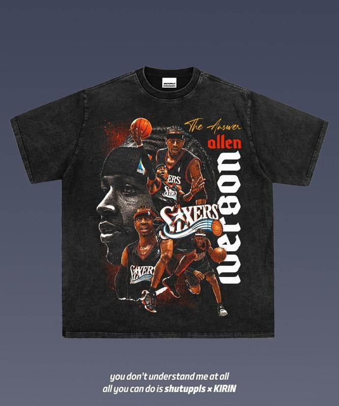 ALLEN IVERSON 5.1 Tee | Vintage Tee Graphic T-Shirt Sweatshirt Hoodie | Sport Tee - Gift For Fan | HypeDripTees.com