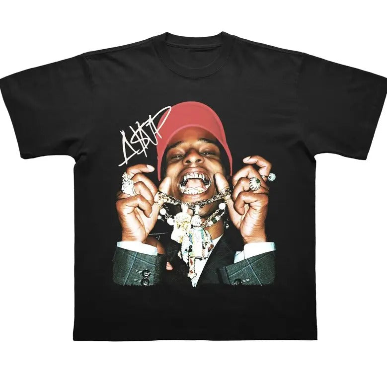 ASAPPP Graphic T-Shirt, Rapper, Concert, Merch Hoodie, Sweatshirt | HypeDripTees.com