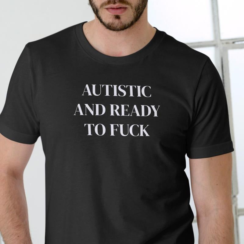 AUTISTIC Funny T Shirt, Unisex, Cotton Hoodie, Sweatshirt | HypeDripTees.com