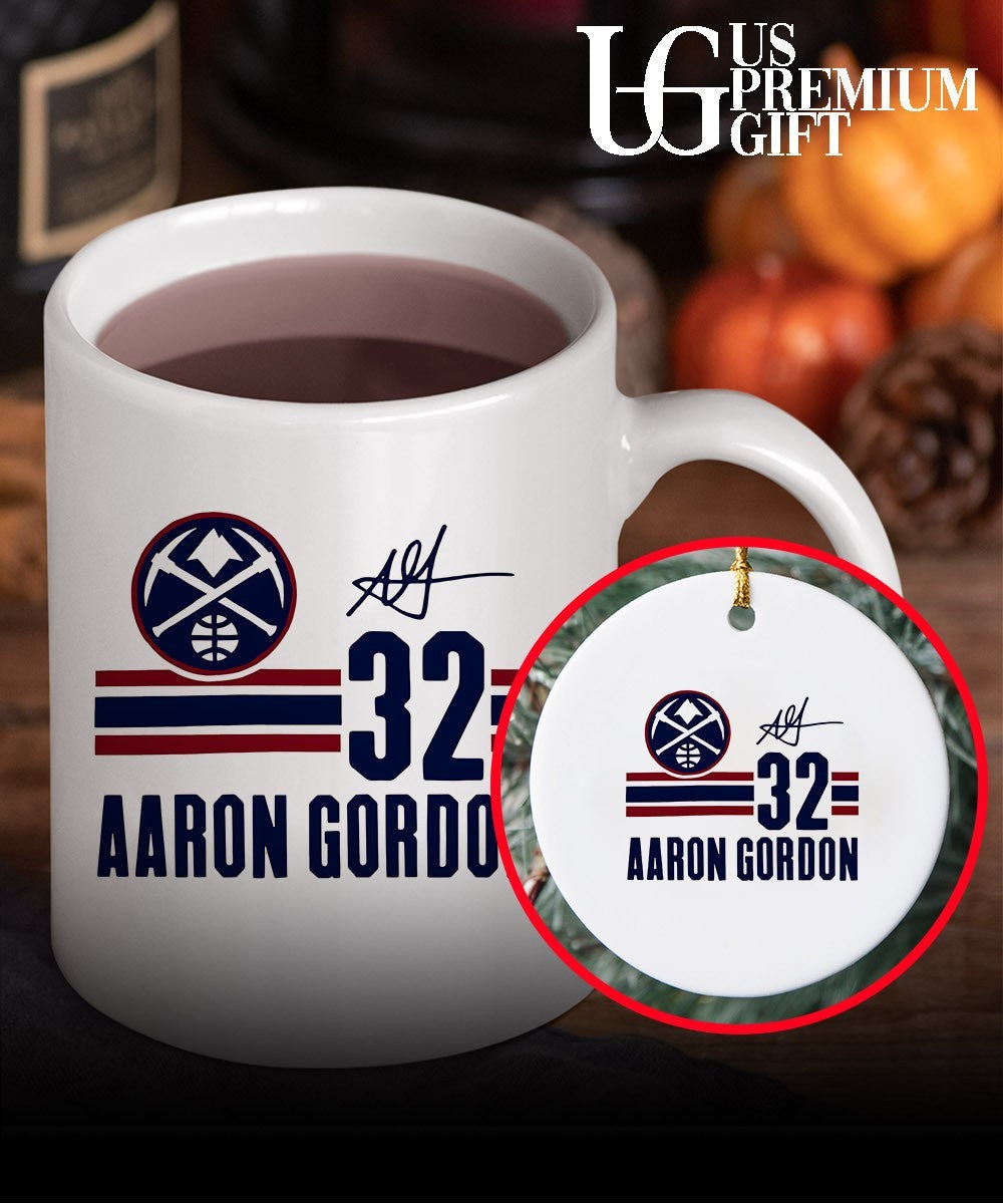 Aaron Gordon 32 player Denver Nuggets NBA signature shirt