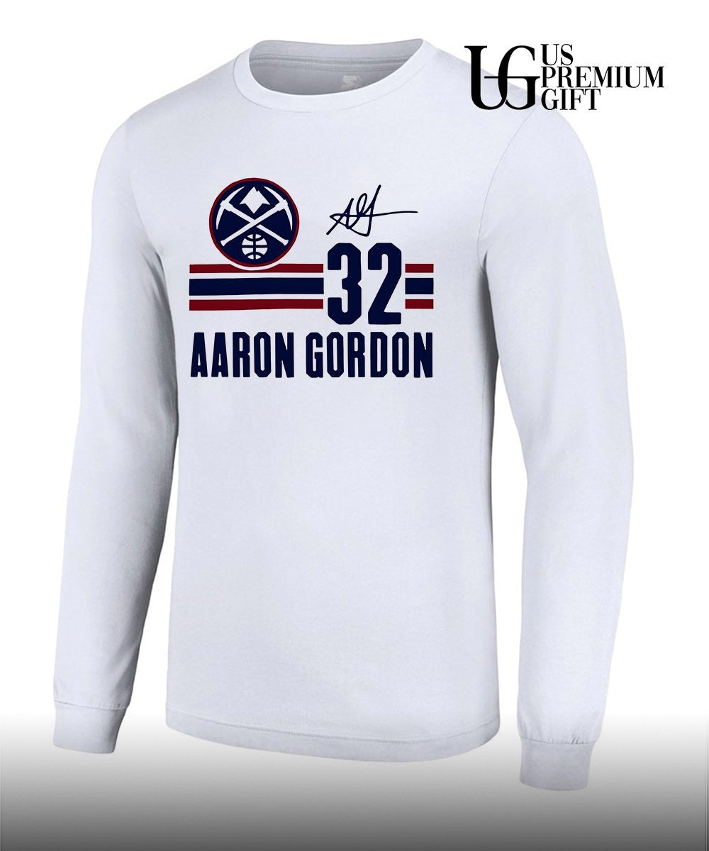 Aaron Gordon 32 player Denver Nuggets NBA signature shirt