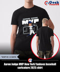 Aaron Judge MVP New York Yankees baseball caricature 2025 shirt