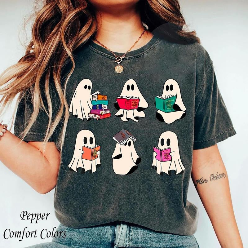 Acotar Ghost Shirt, Acotar tshirt, Bookish ghost Tshirt, Throne of Glass, SJM Book Reader, SJM tee, Book Ghosts tshirt,...