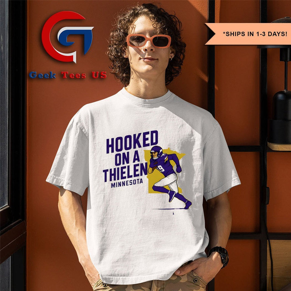 Adam Thielen Minnesota Vikings Hooked on a Thielen shirt