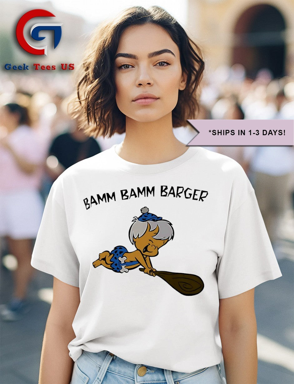 Addison Barger Bamm Bamm Barger Toronto Blue Jays baseball shirt