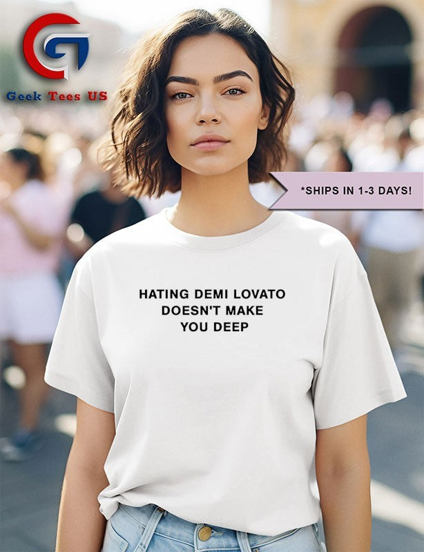 Addison Rae hating demi lovato doesn’t make you deep shirt