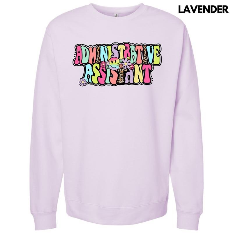 Administrative Assistant Groovy Sweatshirt 'NLB' T-Shirts, Hoodie | HypeDripTees.com