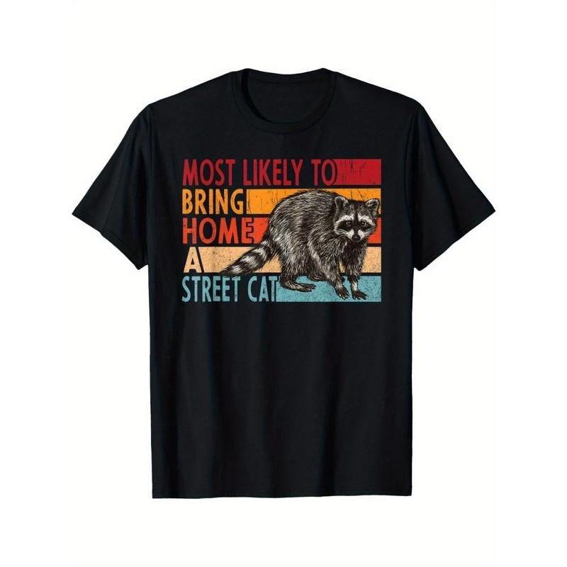 Adopt a stray cat t-shirt stray cat funny raccoon lover men t-shirt Made in USA Hoodie, Sweatshirt | HypeDripTees.com