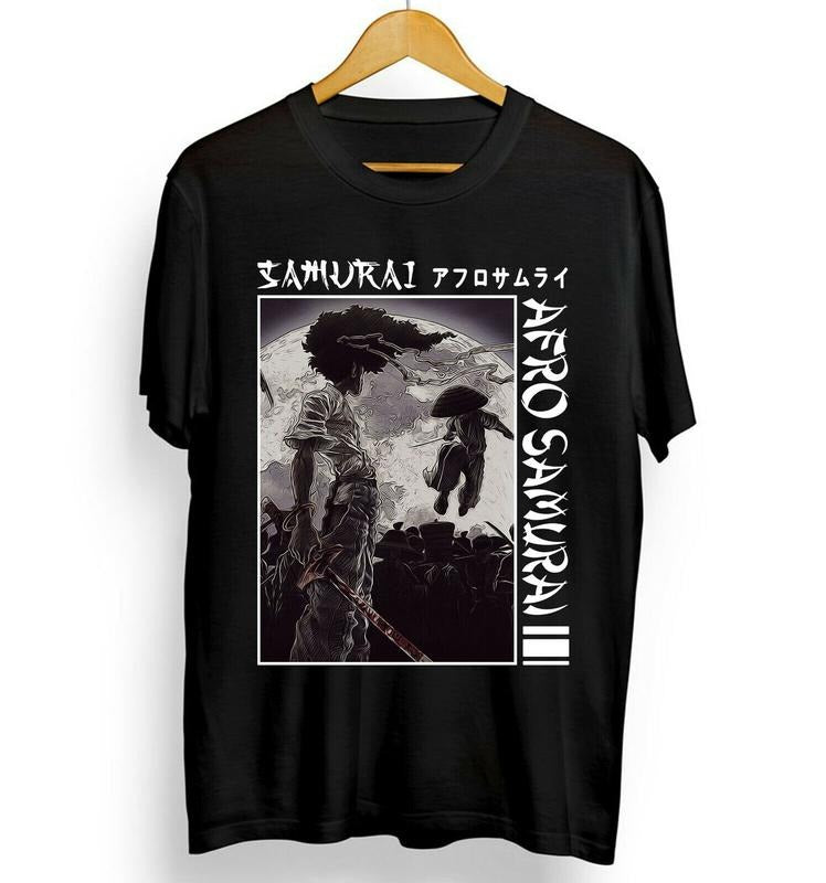 Afro Samurai Under Sun Japanese best Manga Otaku Sword Warrior Unisex T-Shirt S-4XL Hoodie, Sweatshirt | HypeDripTees.com