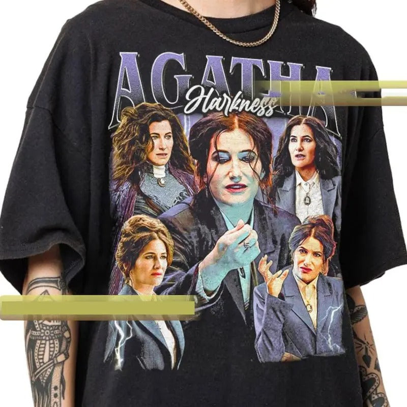Agatha Harkness Vintage Style T-Shirt, Gift For Woman and Man Unisex T-Shirt Menswear Streetwear Hoodie, Sweatshirt