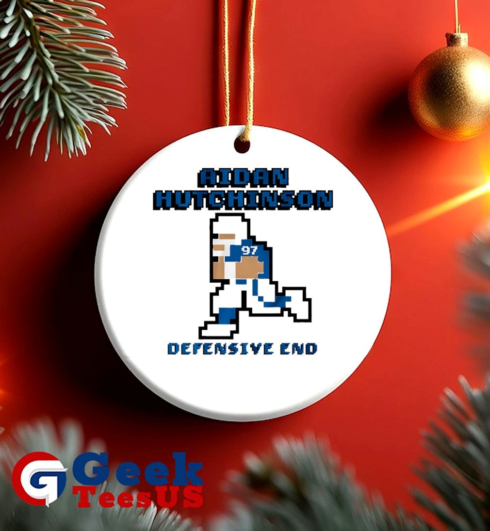 Aidan Hutchinson Detroit Lions football Defensive End 8 bit shirt