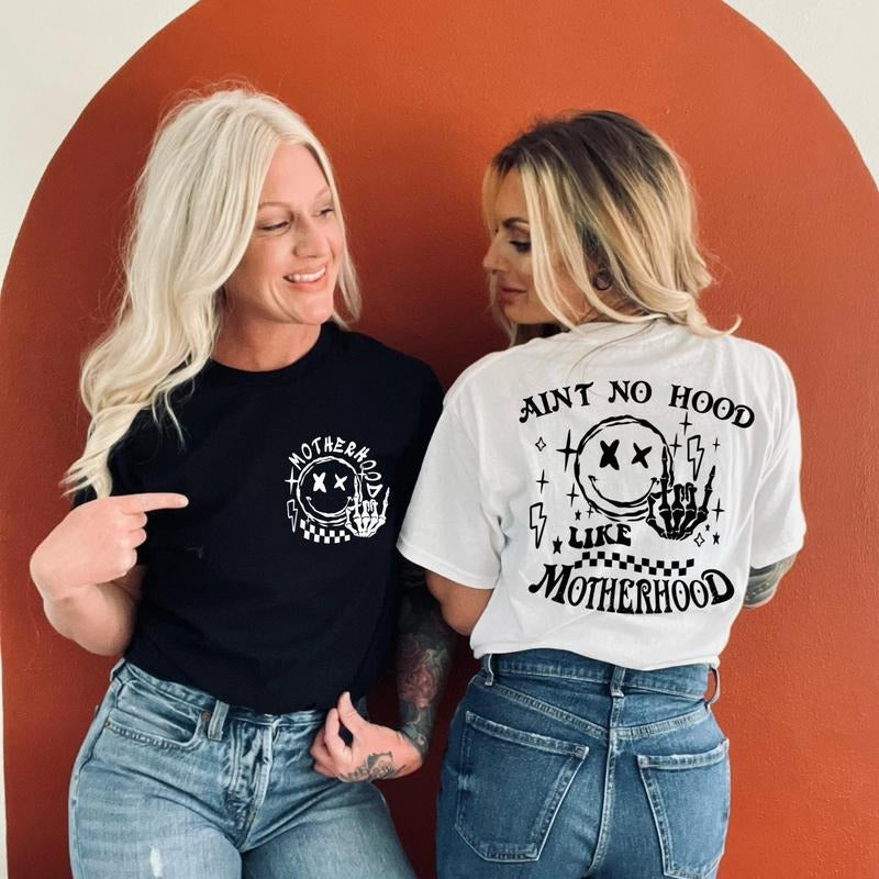 Ain't No Hood Like Motherhood T-Shirt, Funny Mothers Day Hoodie, Trendy Mom Sweater, Gift For Mothers, Mama Hoodie, Mom...
