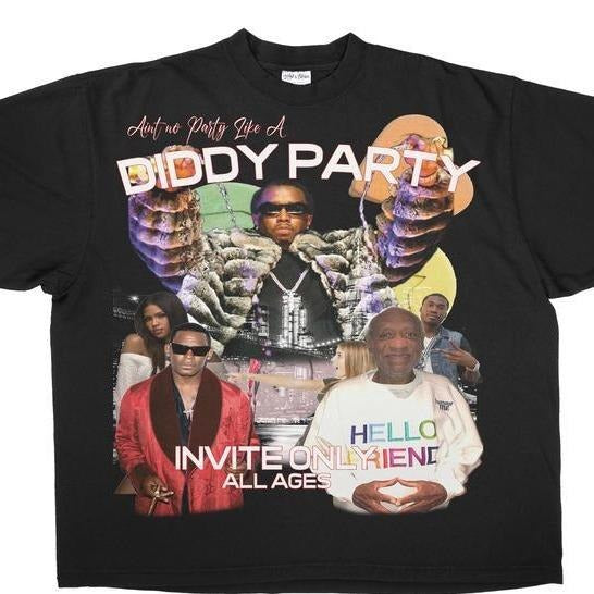 Aint No Party Like A Diddy Party T Shirt Retro Vintage Y2k Aesthetic Hoodie, Sweatshirt | HypeDripTees.com