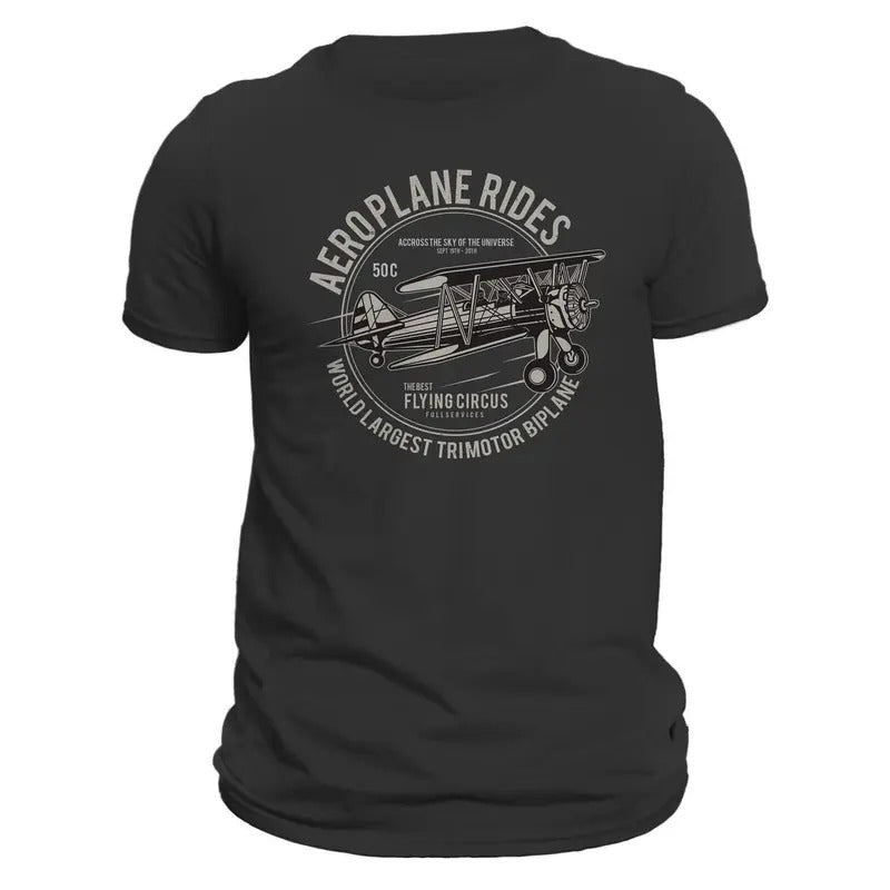 Airplane Pilot Flying Aeroplane Men's T-Shirt Hoodie, Sweatshirt | HypeDripTees.com