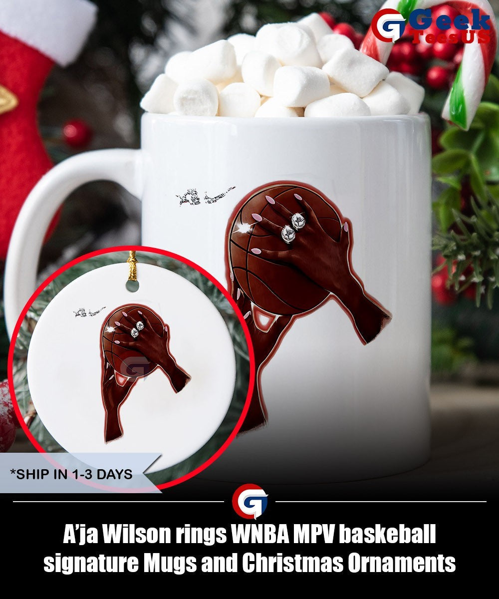 A’ja Wilson rings WNBA MPV baskeball signature shirt