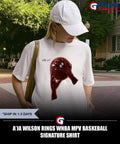 A’ja Wilson rings WNBA MPV baskeball signature shirt