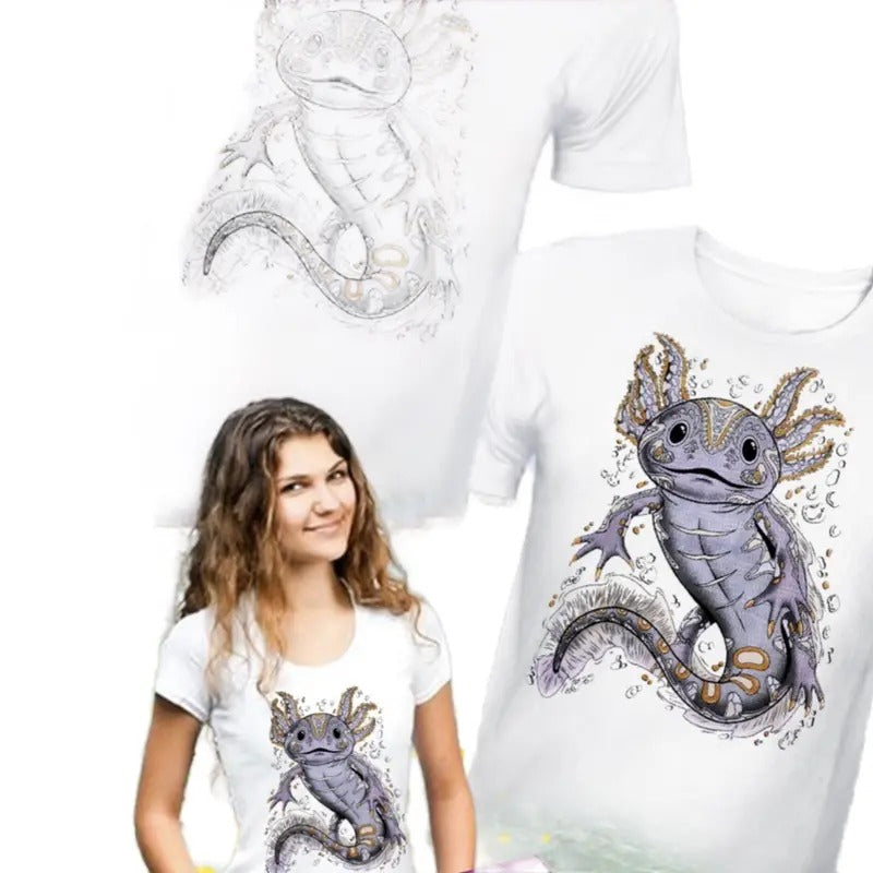 Ajolote para dama T-shirt Hoodie, Sweatshirt | HypeDripTees.com