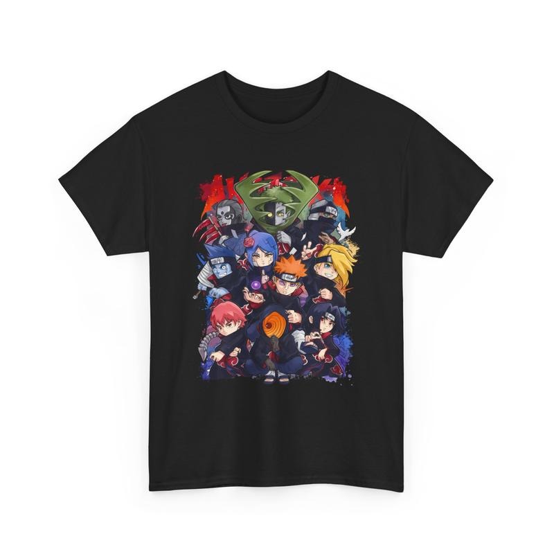 Akatsuki Clan Men Oversized Printed T-Shirt Hoodie, Sweatshirt | HypeDripTees.com