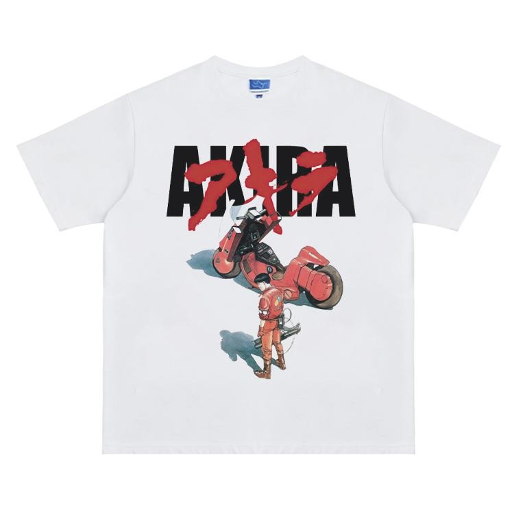 Akira "Shotaro" Vintage Oversized Tee Anime T-shirt 100% Cotton Original Design Men's Top Streetwear Casual Menswear...
