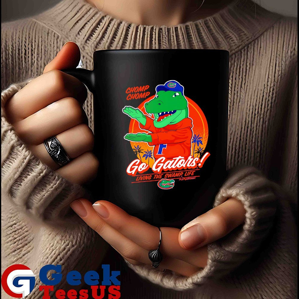 Albert Florida Gators chomp chomp go Gators living the swamp life shirt