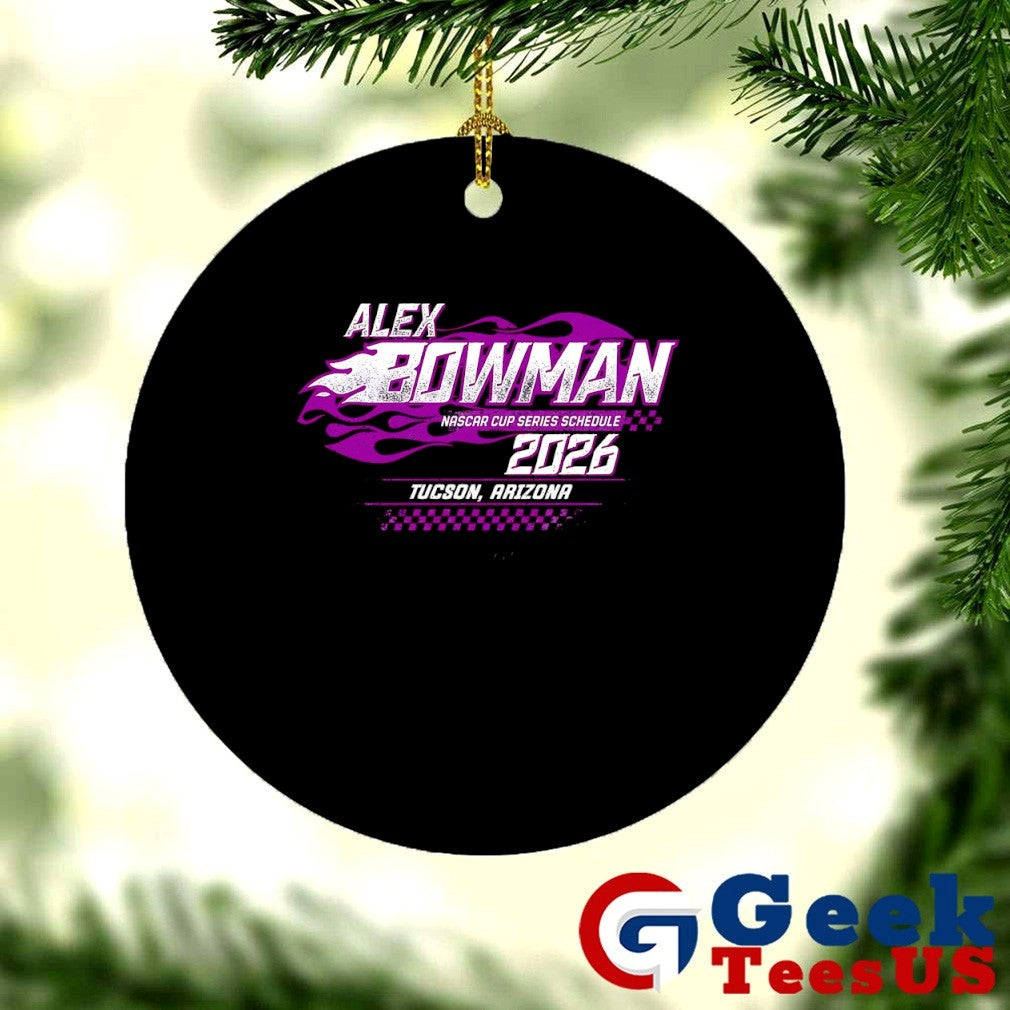 Alex Bowman NASCAR Cup Series Schedule 2026 shirt