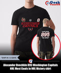 Alexander Ovechkin 895 Washington Capitals NHL Most Goals in NHL History shirt