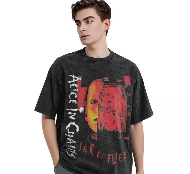 Alice In Chains Hip Hop Cool T-Shirt HipHop Style Cozy & Relaxed Retro Graphic Tee Hoodie, Sweatshirt | HypeDripTees.com