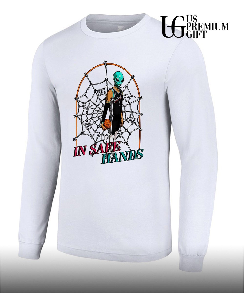 Alien Victor Wembanyama In Safe Hands San Antonio Spurs NBA 2026 shirt