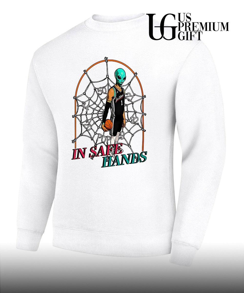 Alien Victor Wembanyama In Safe Hands San Antonio Spurs NBA 2026 shirt