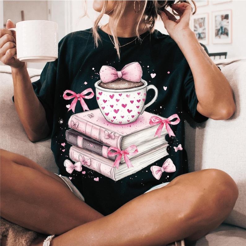 All Booked For Valentine's , Girly Valentines Sublimation s, Teacher Valentine's , Valentines Shirt , Coquette Bow Girly...