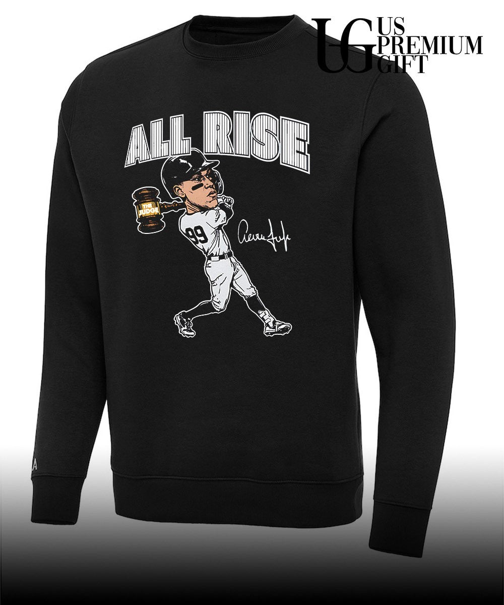 All Rise Aaron Judge New York Yankees baseball caricature signature shirt