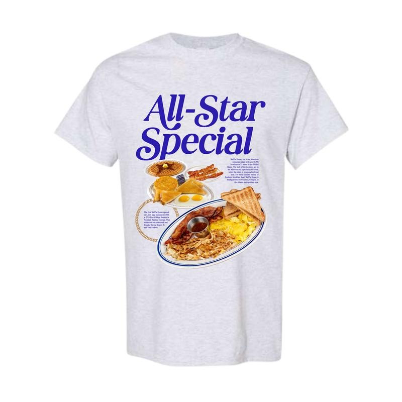 All-Star Breakfast Unisex Tee Shirt Sweatshirts Hoodie - Full Size Full Color | HypeDripTees.com