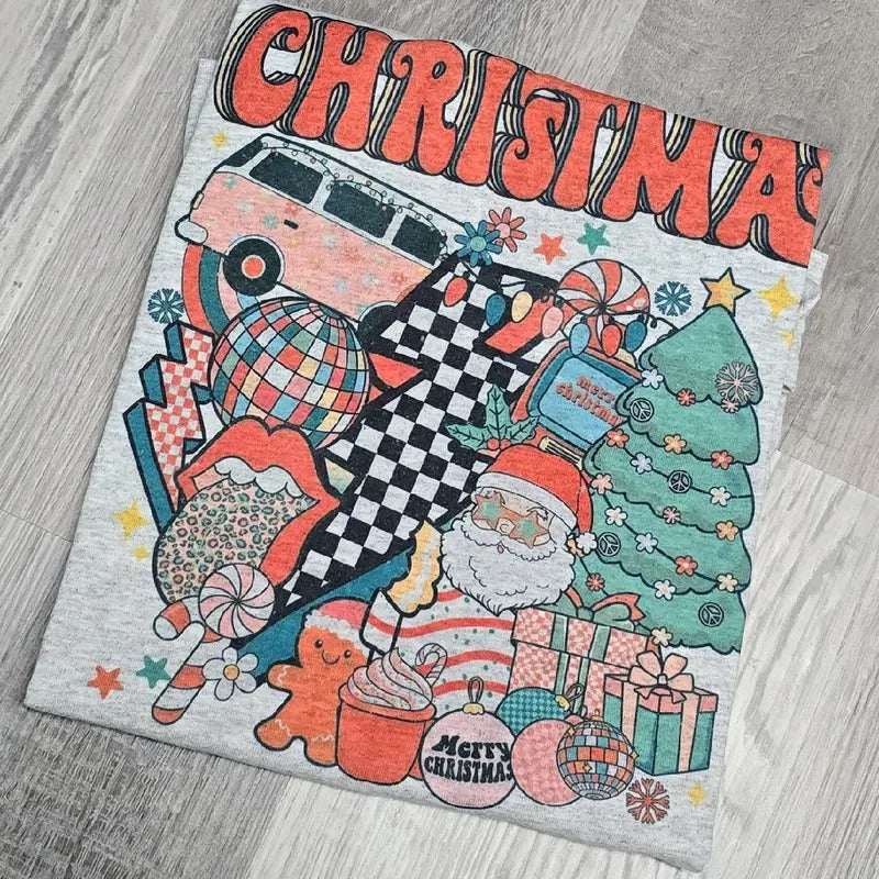 All things Retro Christmas Tee or Sweatshirt Hoodie | HypeDripTees.com