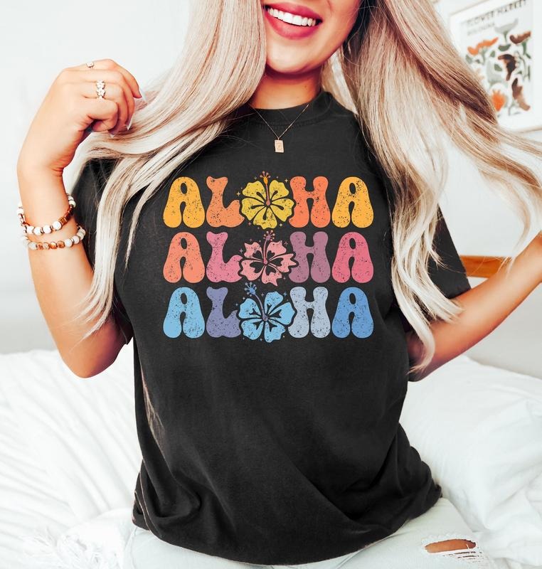 Aloha Shirt, Hawaii Family Vacation Shirt, Girls Summer Shirt, Hawaii Vacation Shirt, Aloha Shirt, Hawaii Trip Tee, Aloha...
