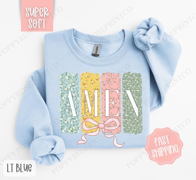 Amen 1 Easter Religious Her T-Shirts, Hoodie, Sweatshirt