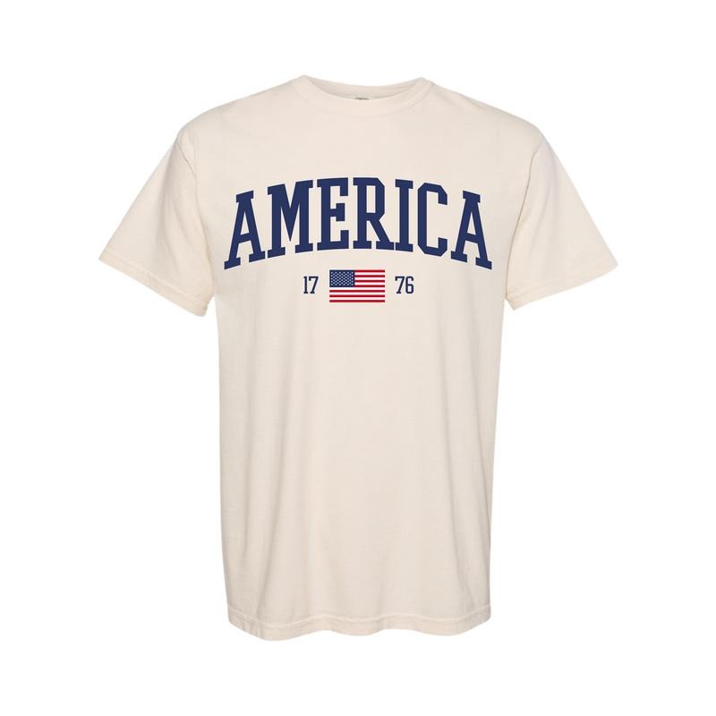 America 1776 Flag Graphic Fourth of July T-Shirt Hoodie, Sweatshirt | HypeDripTees.com