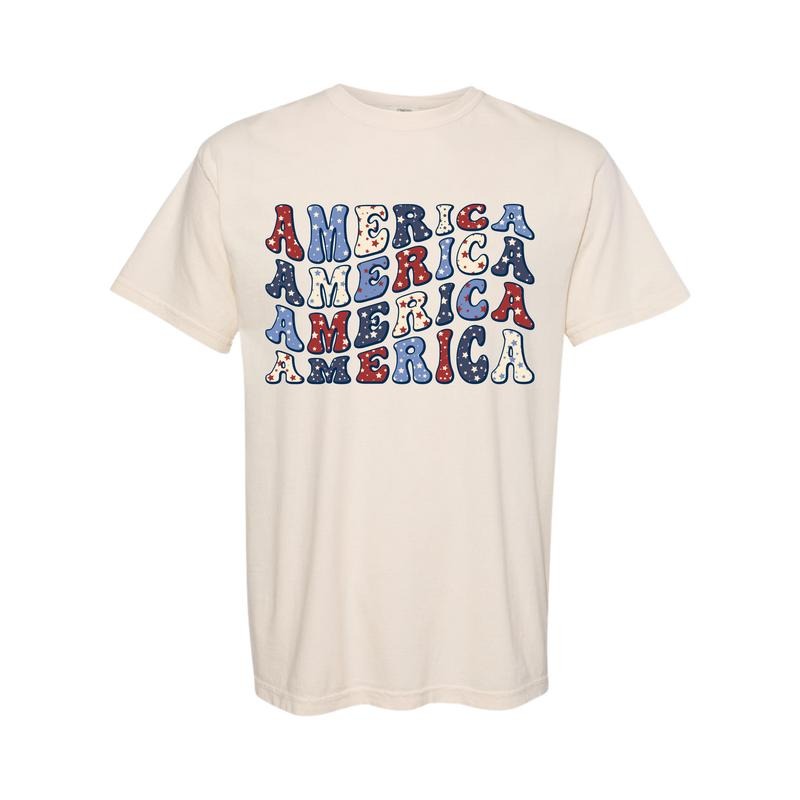 America Stars USA Colorful Graphic T-Shirt Hoodie, Sweatshirt | HypeDripTees.com