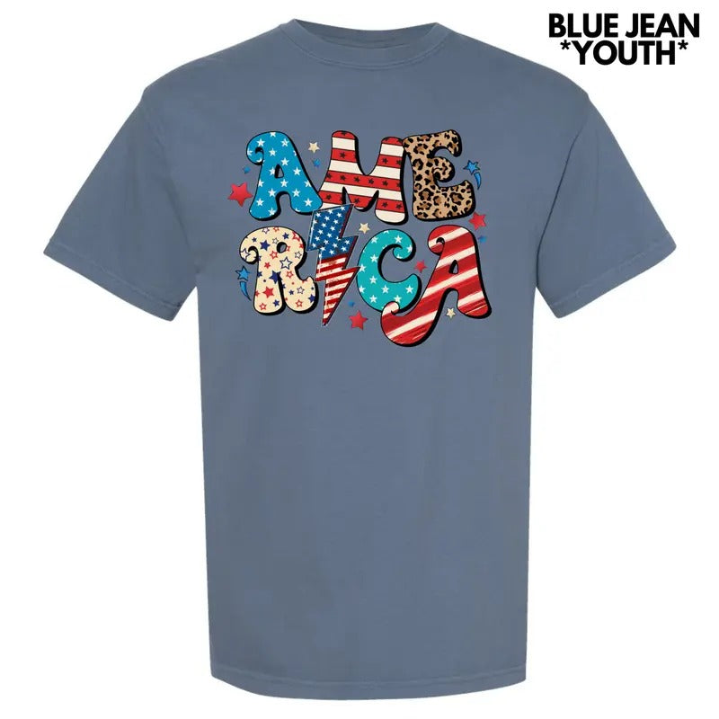 *** America The Beautiful Comfort Colors T-Shirt (Youth) Hoodie, Sweatshirt | HypeDripTees.com