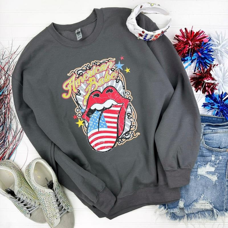 American Babe Mouth Gildan Sweatshirt T-Shirts, Hoodie | HypeDripTees.com
