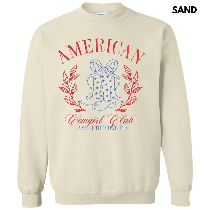 American Cowgirl Club Sweatshirt T-Shirts, Hoodie | HypeDripTees.com