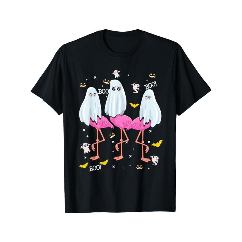 American Independence Day T-shirtFunny Flamingo Party T Shirt For Men Breathable Cool Print Short Sleeve Casual...