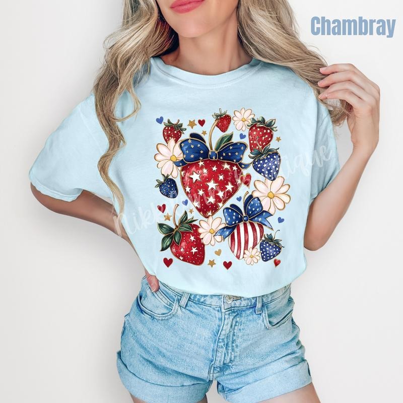 American Strawberries Comfort Colors T-Shirt 'NLB' Hoodie, Sweatshirt | HypeDripTees.com