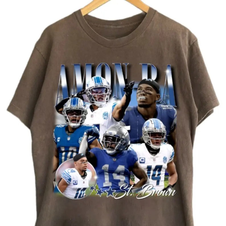 Amon-Ra St Brown Headstand Shirt, Lions Football Shirt, American Player Game Day T-Shirt Unisex Hoodie, Sweatshirt